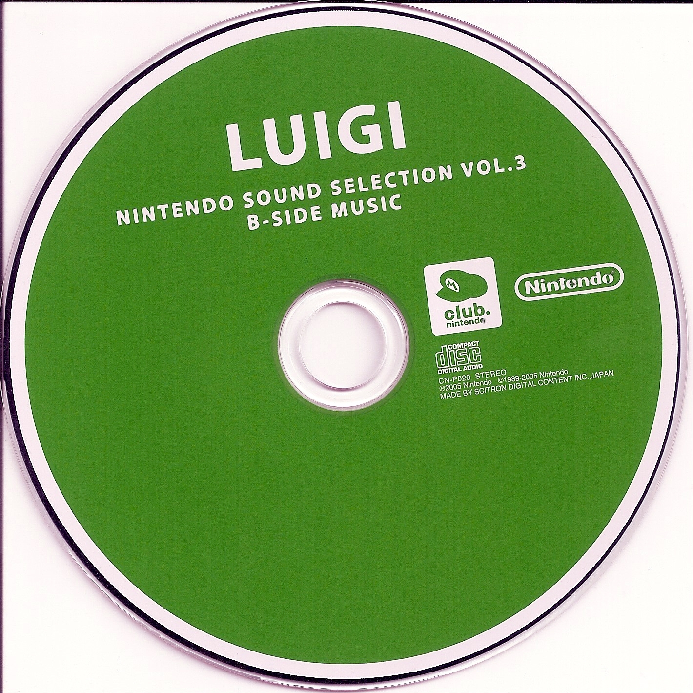 アニメ NINTENDO SOUND SELECTION Amazon | NINTENDO SOUND SELECTION VOL.3『LUIGI(B-SIDE MUSIC